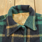 True Vintage 1970s Wool Flannel Over Shirt Shacket Men's S / Outdoors Hiking Button Up / 70s Plaid