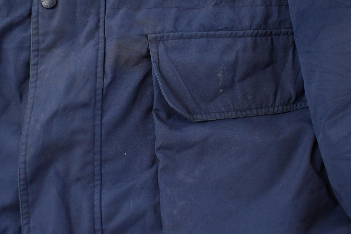 Vintage 1990s Eddie Bauer Ridgeline Goose Down Hooded Jacket Men's 2XL Tall