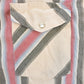 Vintage 1990s Wrangler Striped Western Pearl Snap Button Up Shirt Men's 2XL