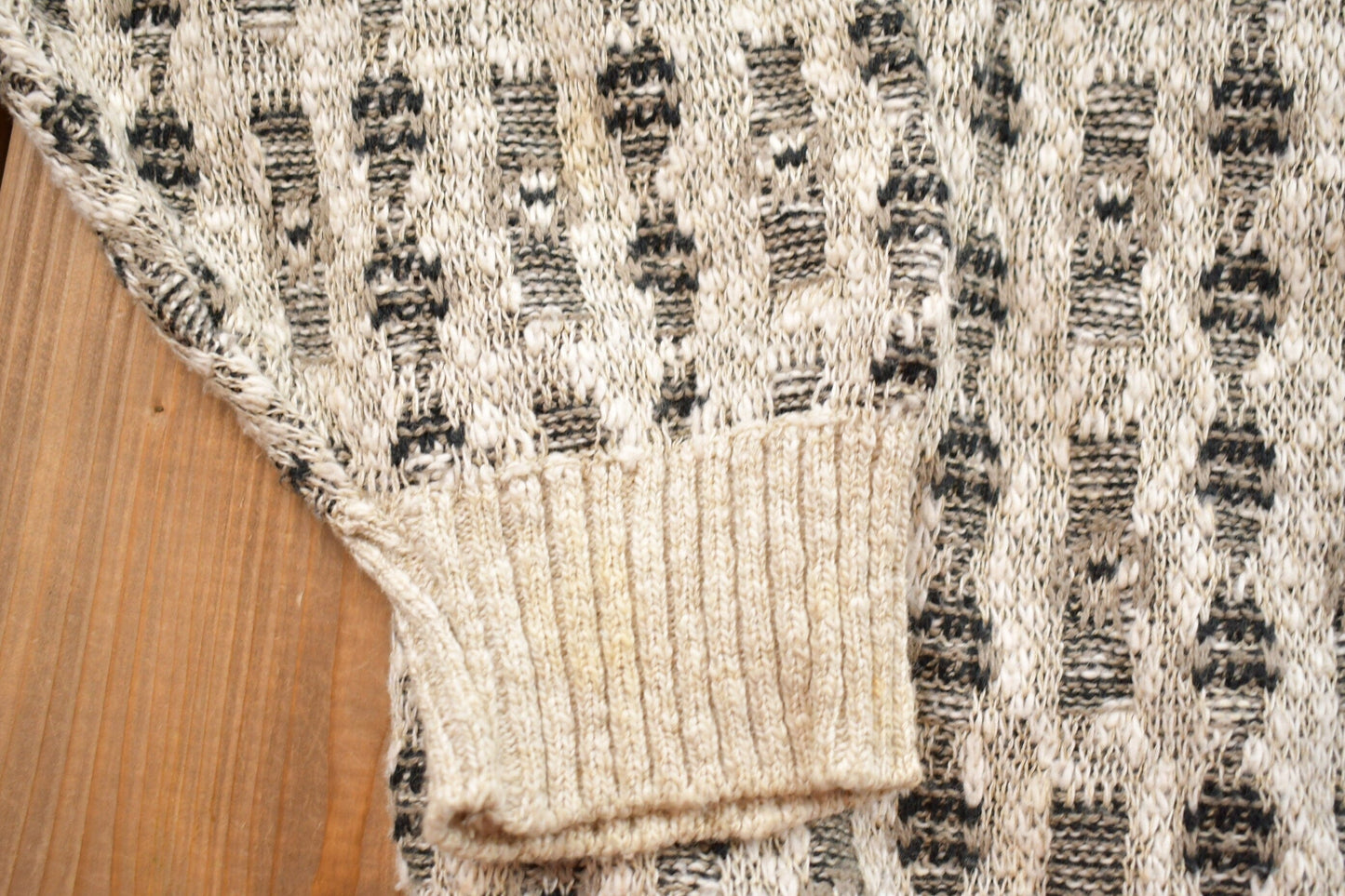 Vintage 1990s Tundra Knitted Crewneck Sweater Men's 3XL