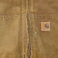 Vintage 1990s Distressed Carhartt Hooded Jacket Men's XL