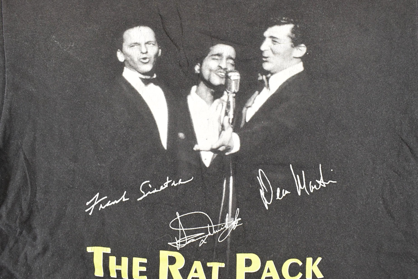 Vintage 1990's The Rat Pack Souvenir New York Casino Las Vegas T-Shirt Men's XL