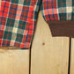 Vintage 1960s Wool Tartan Plaid Full Zip Jacket Youth Large