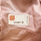 Vintage 1970s Lony G Fur Accent Suede Full Zip Jacket