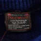 Vintage 1990s Norwool Wool Knit Abstract Pattern Sweater Men's L