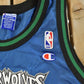 Vintage 1990s Minnesota Timberwolves NBA Stephon Marbury Cropped Basketball Jersey Women's M