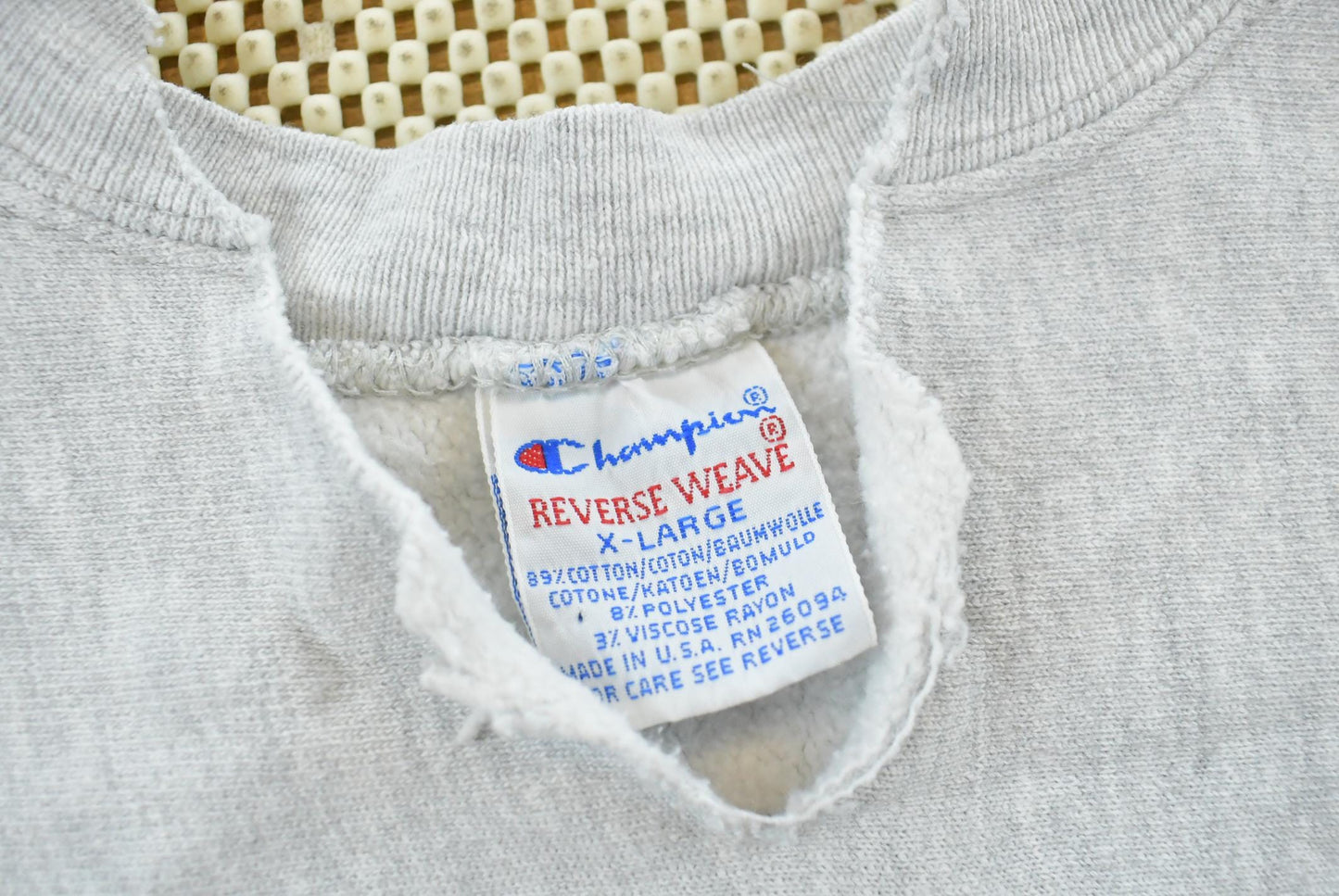 Vintage 1990s Champion Reverse Weave Ocean City New Jersey Maryland Crewneck Sweatshirt Men's M