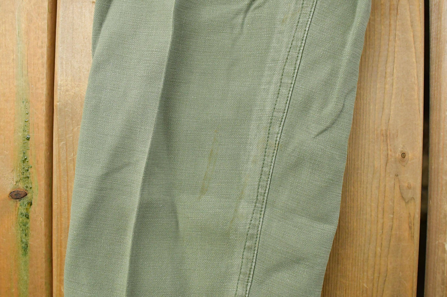 Vintage 1970s Military OG-107 Starched Sateen Fatigue Pants Men's 32 x 32