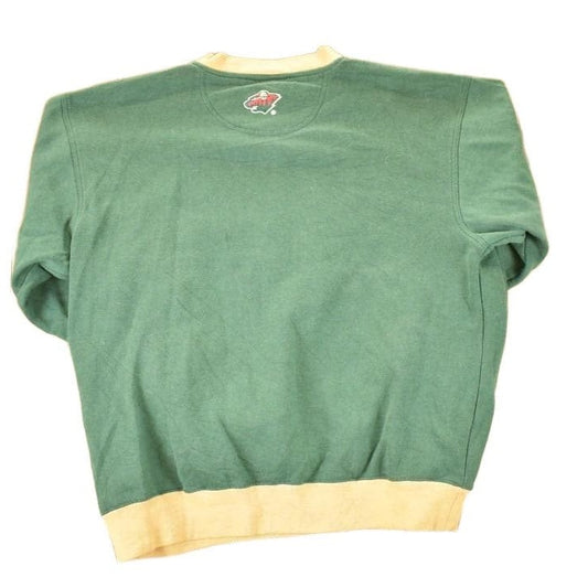 Vintage 1990s Lee Sport Minnesota Wild NHL Hockey Crewneck Sweatshirt Mens L