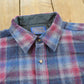 Vintage 1980s Pendleton Wool Plaid Flannel Button Up Shirt Men's L
