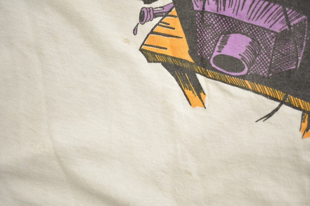 Vintage 1990s Couch Potato Funny Graphic T-Shirt Men's Medium