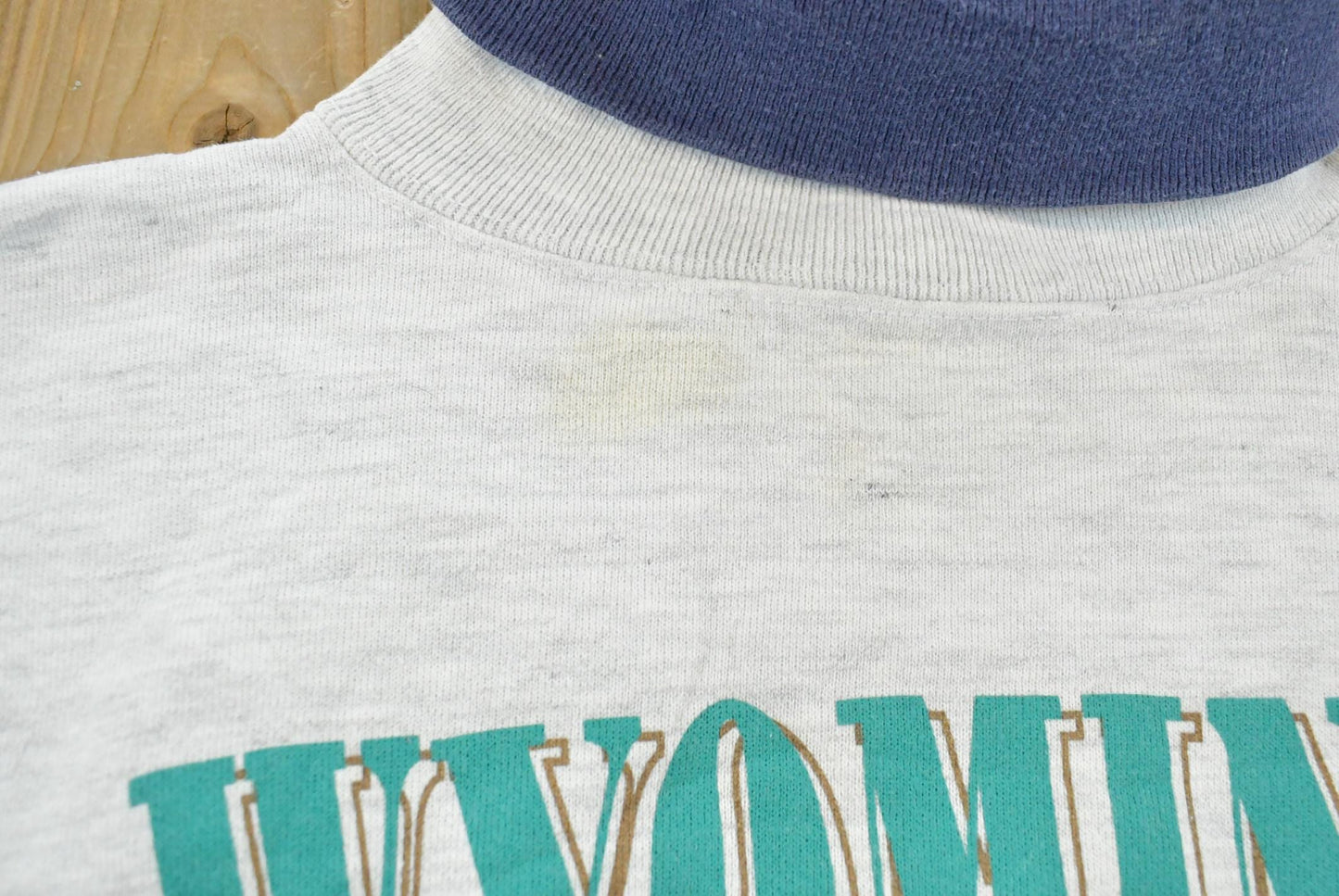 Vintage 1991 Wyoming Cowboys Turtleneck Sweatshirt Men's M