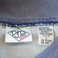 Vintage 1990s DJD Blank Cropped Quarter Zip Crewneck Sweatshirt Men's M