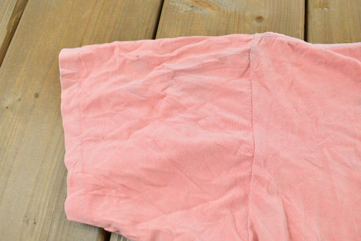 Vintage 1980s Blank Pink T-Shirt Men's M