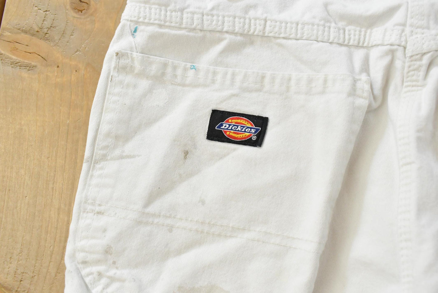 Vintage 1990's Dickies Sherwin Williams White Painters Pants Men's 32 x 29