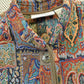 Vintage 1990s Blair Two Twenty Button Up Paisley Tapestry Jacket Women's L