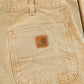 Vintage 2000s Carhartt Flannel Lined Canvas Work Pants Men's 37 x 31