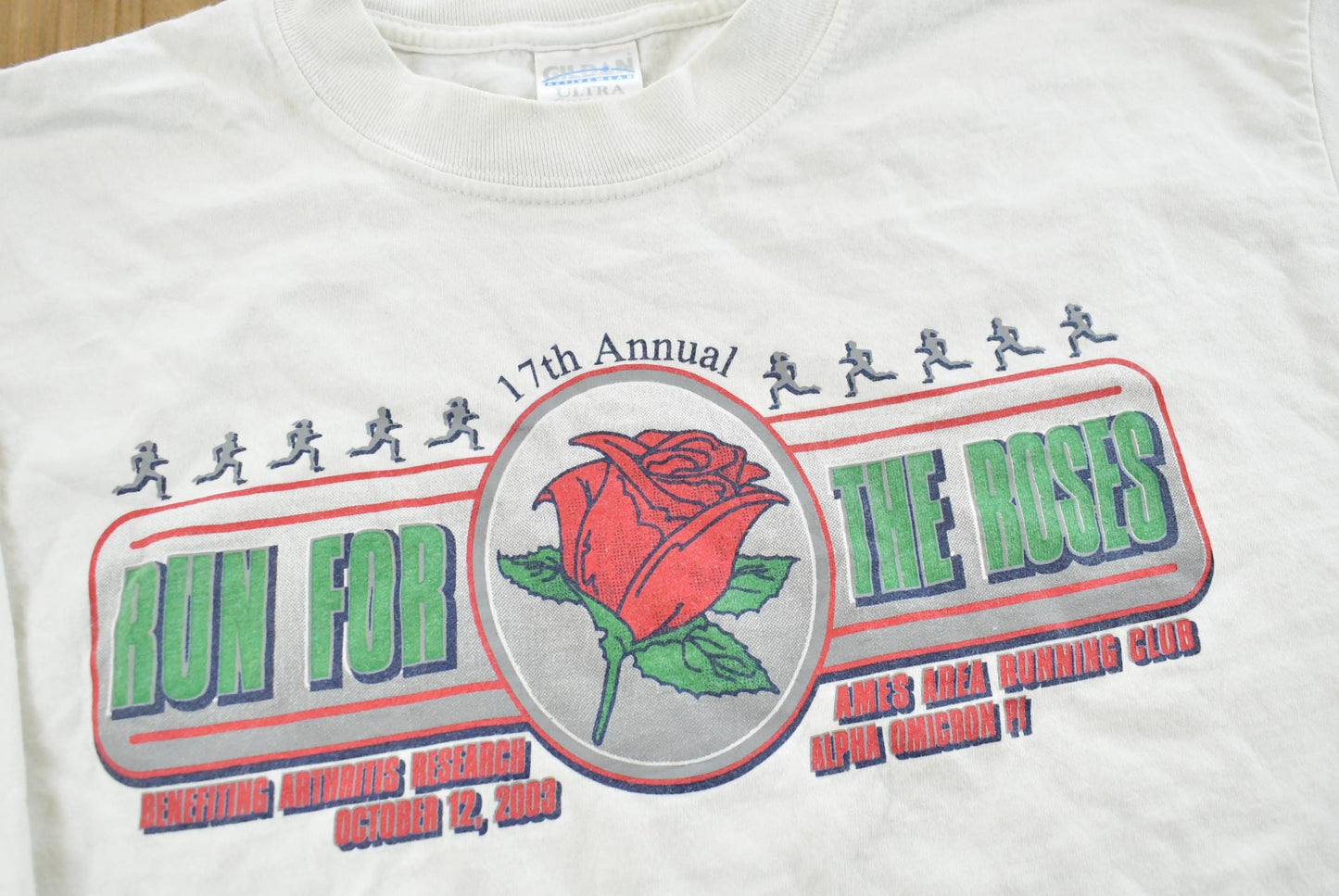 Vintage 2003 Run for the Roses Arthritis Long Sleeve T-Shirt Mens L