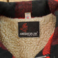 Vintage 1980s American Jac Buffalo Plaid Wool Hunting Jacket Men's 2XL