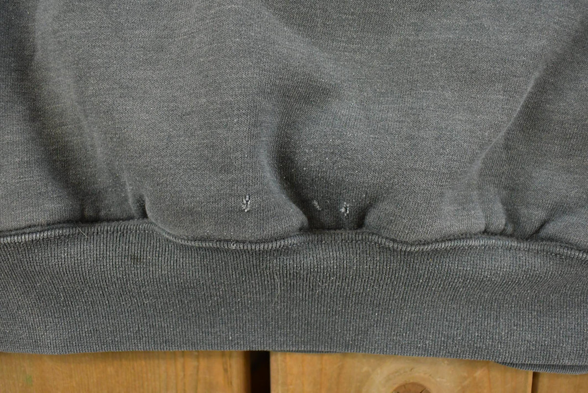 Vintage 1990s Distressed Carhartt Thermal Lined Hoodie Sweatshirt Men's L