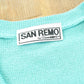 Vintage 1980s San Remo Knit Buttonless Cardigan Sweater Womens XL