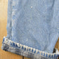 Vintage 2000s Carhartt Flannel Lined Denim Work Jeans Men's 33 x 29