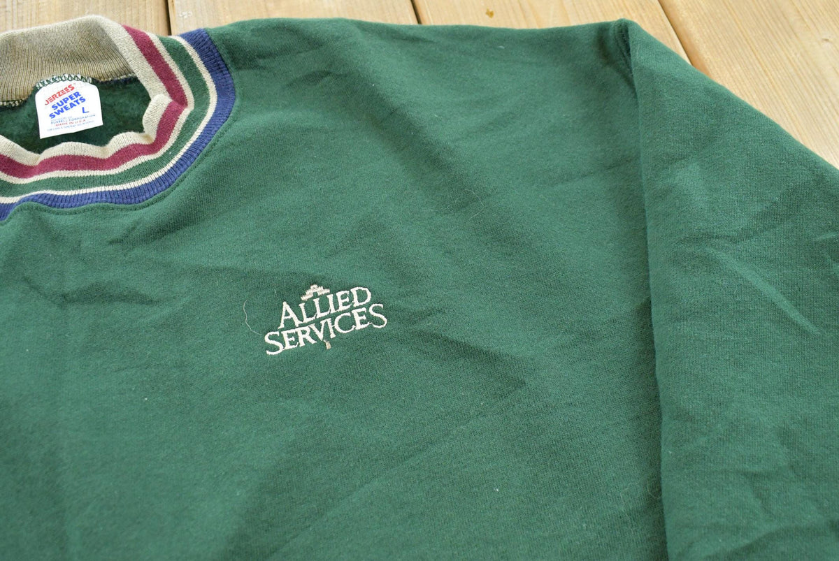 Vintage 1990s Allied Service Promotional Souvenir Crewneck Sweatshirt Men's L