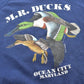 Vintage 1992 M.R. Ducks Ocean City Maryland Souvenir Crewneck Sweatshirt Men's L
