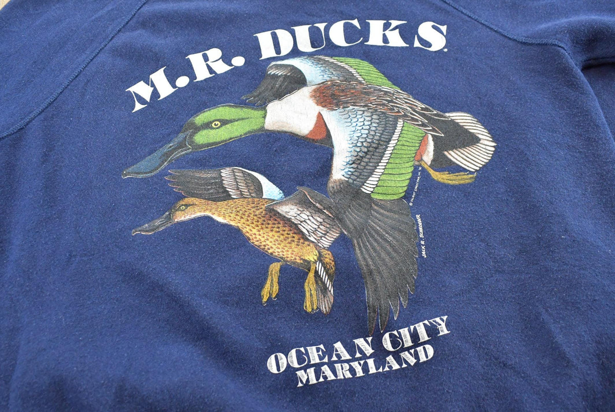 Vintage 1992 M.R. Ducks Ocean City Maryland Souvenir Crewneck Sweatshirt Men's L
