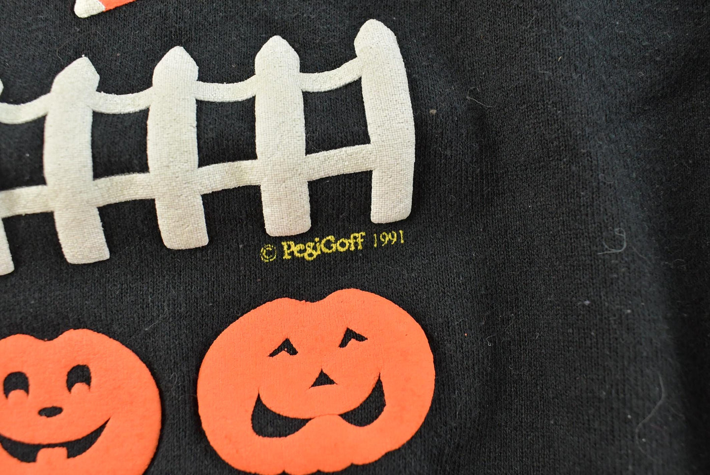 Vintage 1991 Cracker Barrel Halloween Pumpkin Crewneck Sweatshirt Men's L