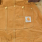 Vintage 1990s Carhartt Double Knee Insulated Canvas Bib Overalls Men's 44 x 31