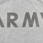 Vintage 1990 Army Heather Grey Mock Neck Long Sleeve T Shirt Men's M