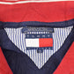 Vintage 1990s Tommy Hilfiger Quarter Zip Knit Sweater Mens L