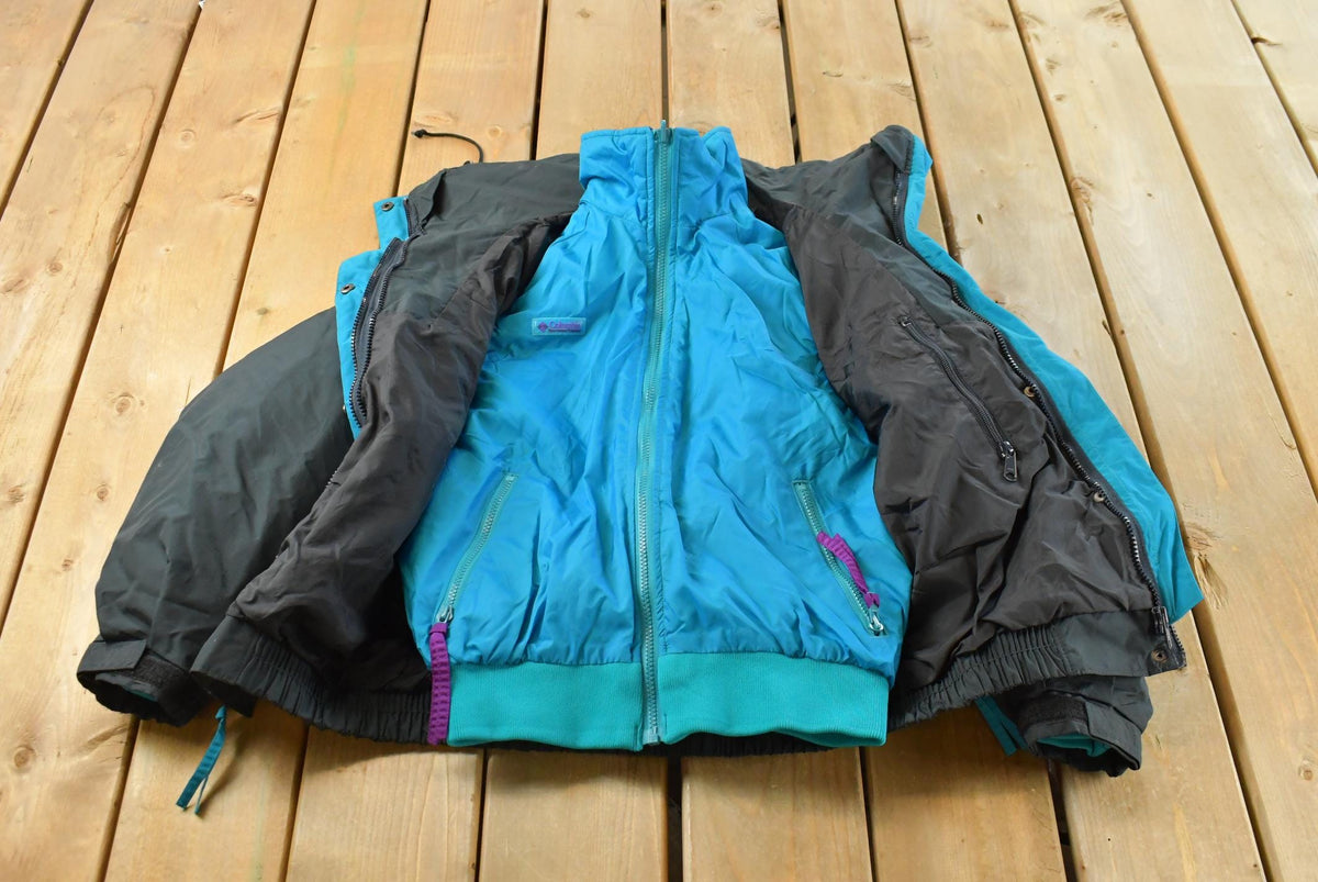 Vintage 1990s Columbia Shell Liner Full Zip Jacket Women's L