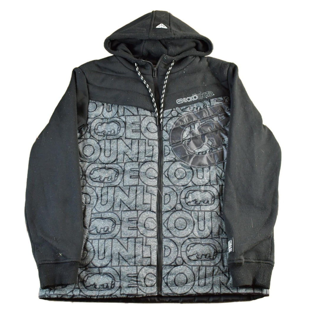 Vintage Y2K Ecko Unltd Hooded Jacket Men's Large