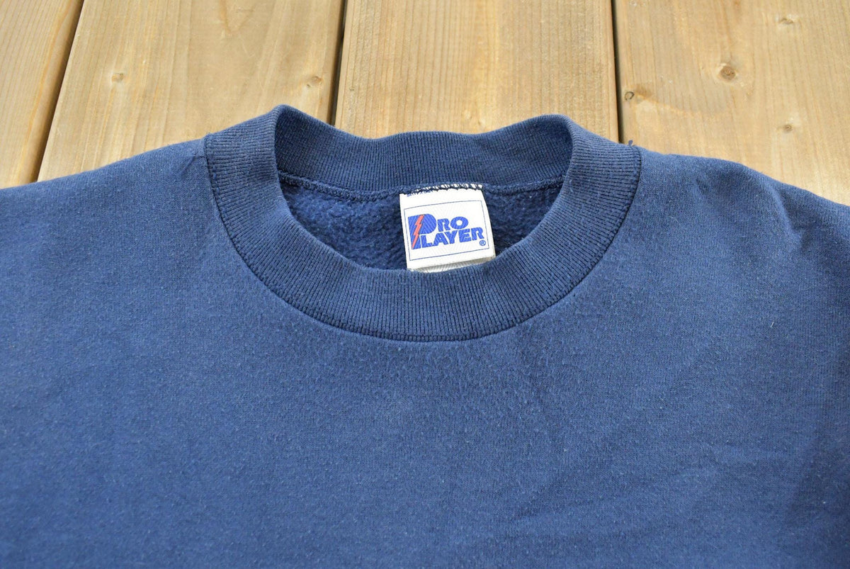 Vintage 1990s Pro Player Denver Broncos Embroidered NFL Crewneck Sweatshirt Men's L