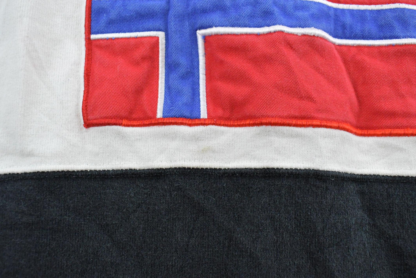 Vintage 1990s Tommy Hilfiger Norway Flag Rugby Shirt Men's L