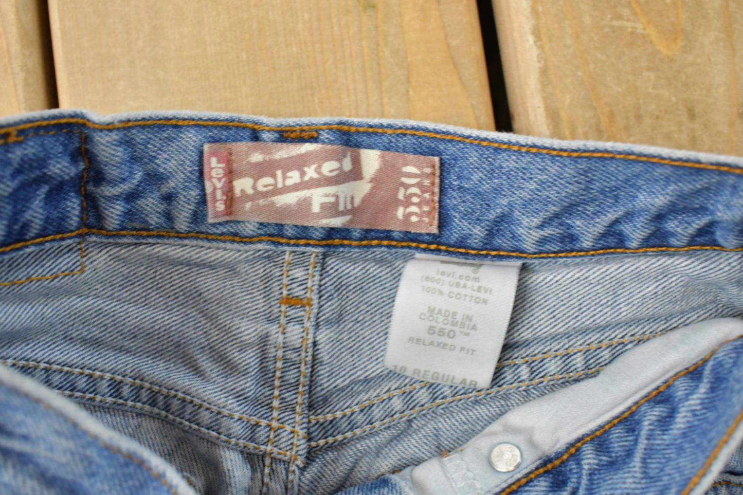 Vintage 1990s Levi's 550 Relaxed Fit Jeans Youth 24 x 23