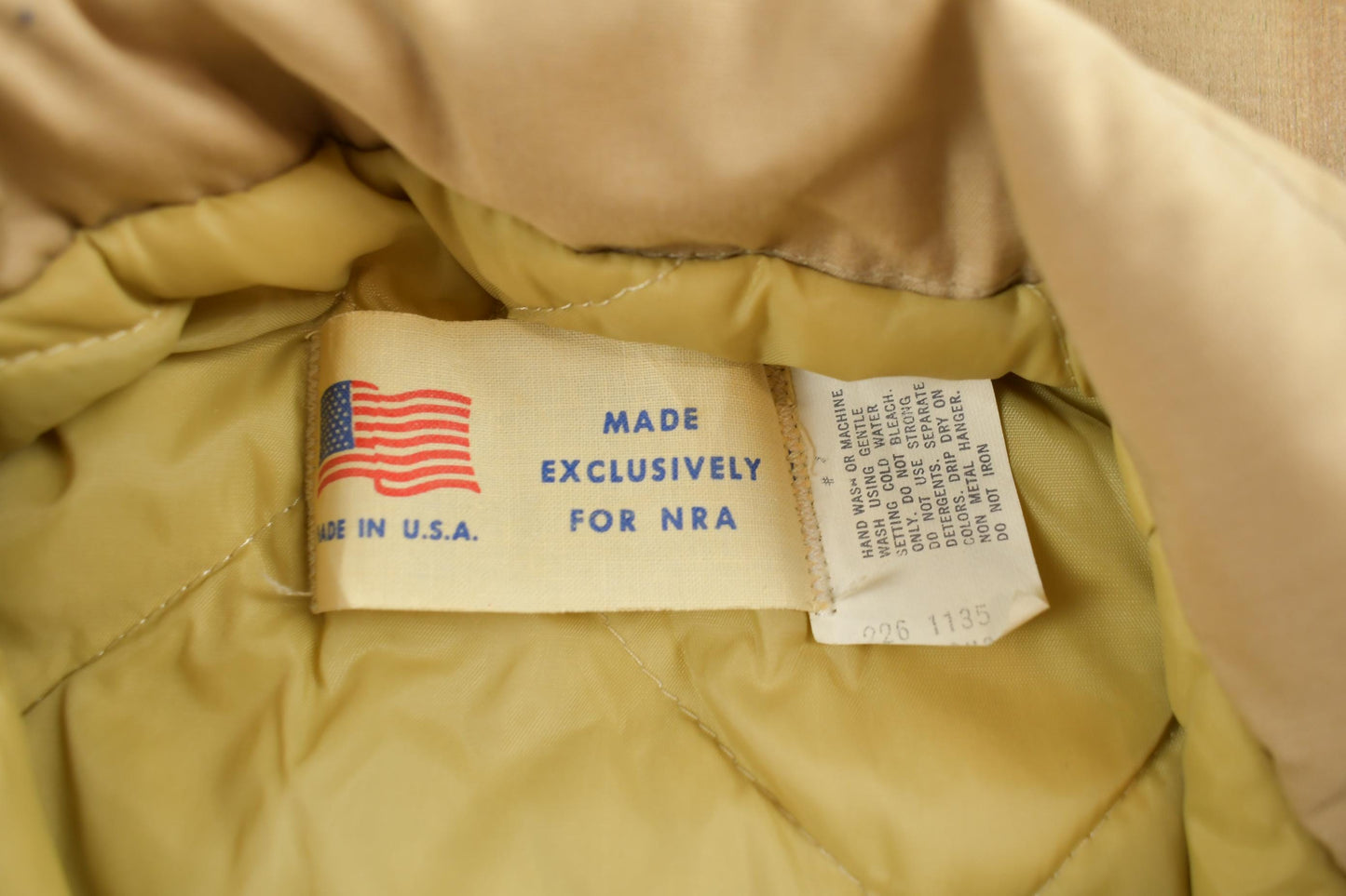 Vintage 1980s National Rifle Association Hunting Jacket Men's XL