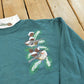 Vintage 1990s Jerzees Snow Birds Turtleneck Crewneck Sweater Men's M