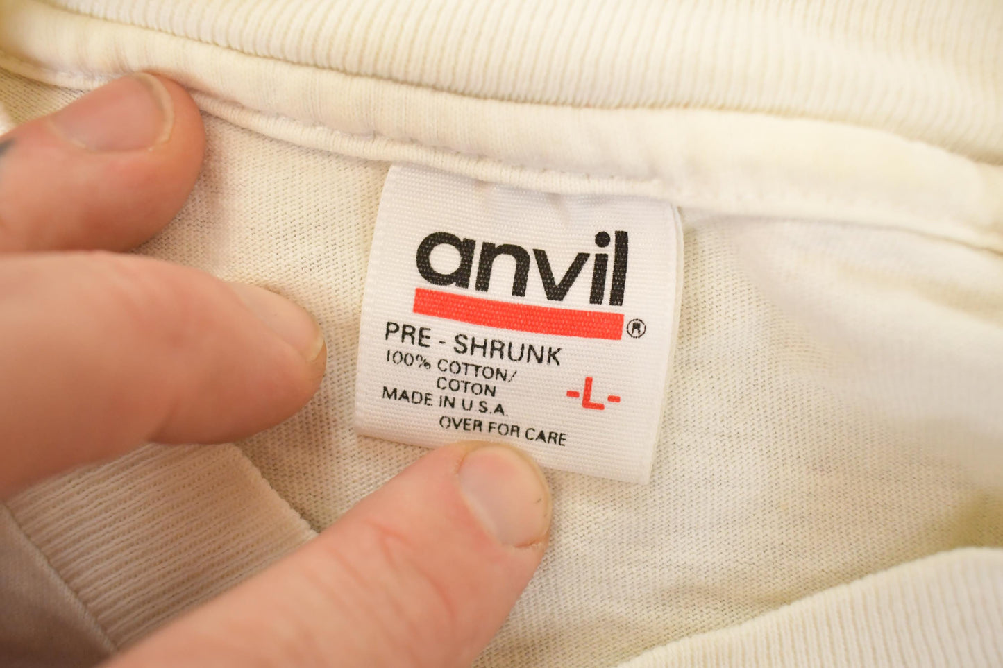 Vintage 1997 Vermont Farm Church Theme Cartoon Graphic Print Crewneck Shirt Men's M