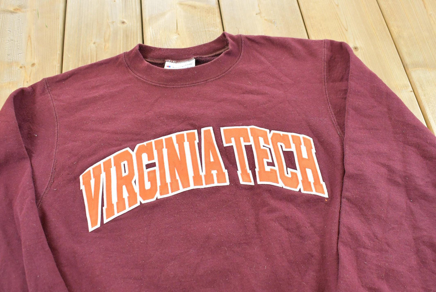 Vintage 2000s Virginia Tech Champion Crewneck Sweatshirt Men's S