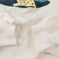 Vintage 1990s Cat Embroidered Cute Grandma Style Crewneck Sweatshirt Men's Large