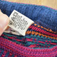 Vintage 1990s Crossings Knit Abstract Pattern Striped Crewneck Sweater Men's L
