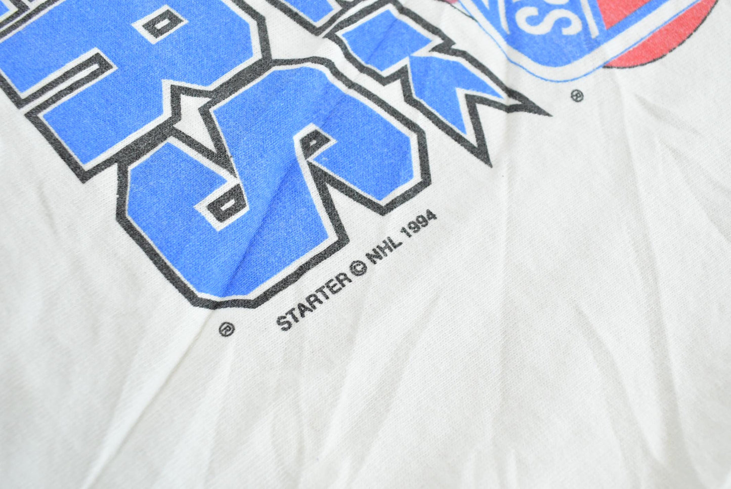 Vintage 1994 New York Rangers Stanley Cup Champions Starter NHL Graphic T-Shirt Men's L