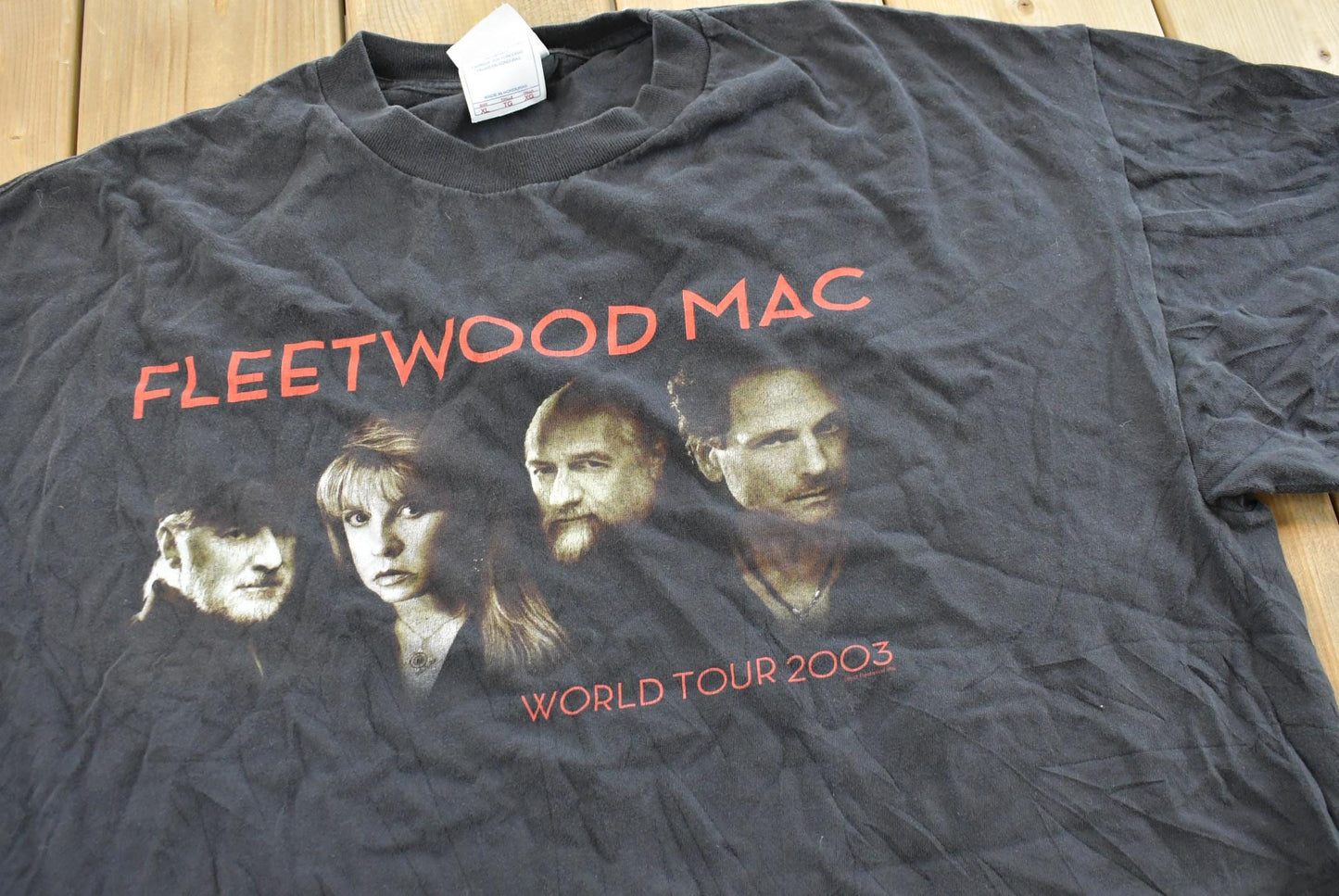 Vintage 2003 Fleetwood Mac World Tour Band T-Shirt Mens XL