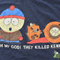 Vintage 1997 South Park Killed Kenny Graphic T-Shirt Men's XL