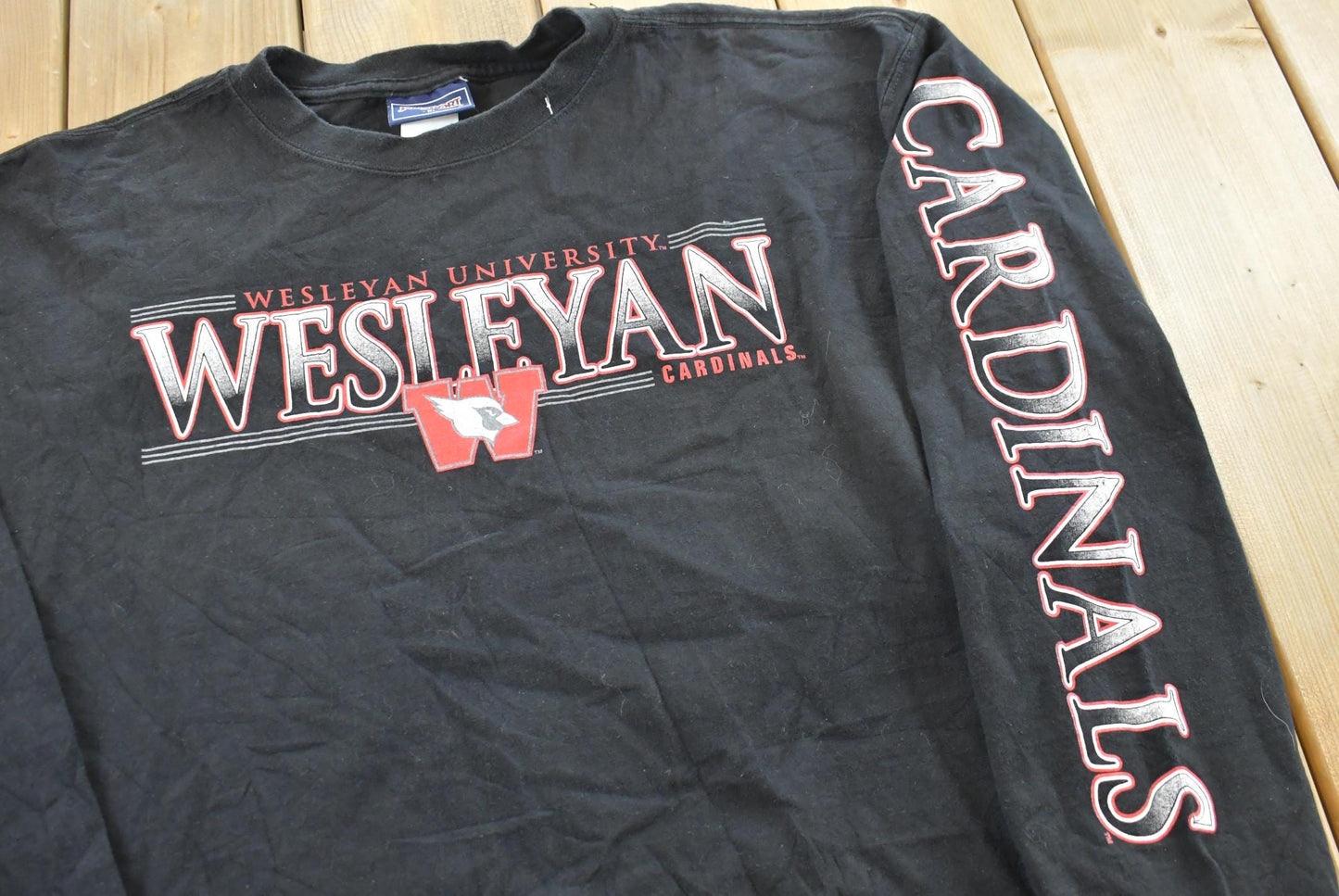 Vintage 1990s Jansport Wesleyan University Cardinals Starter Long Sleeve T-Shirt Men's XL
