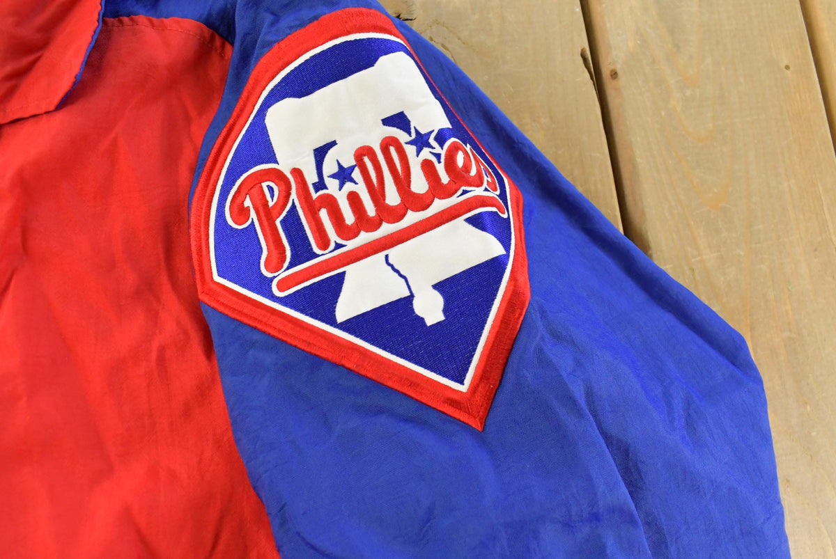 Vintage 1990s Philadelphia Phillies MLB Starter Windbreaker Jacket Men's XL