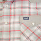 Vintage 1990s Wrangler Western Plaid Button Up Shirt Men's M